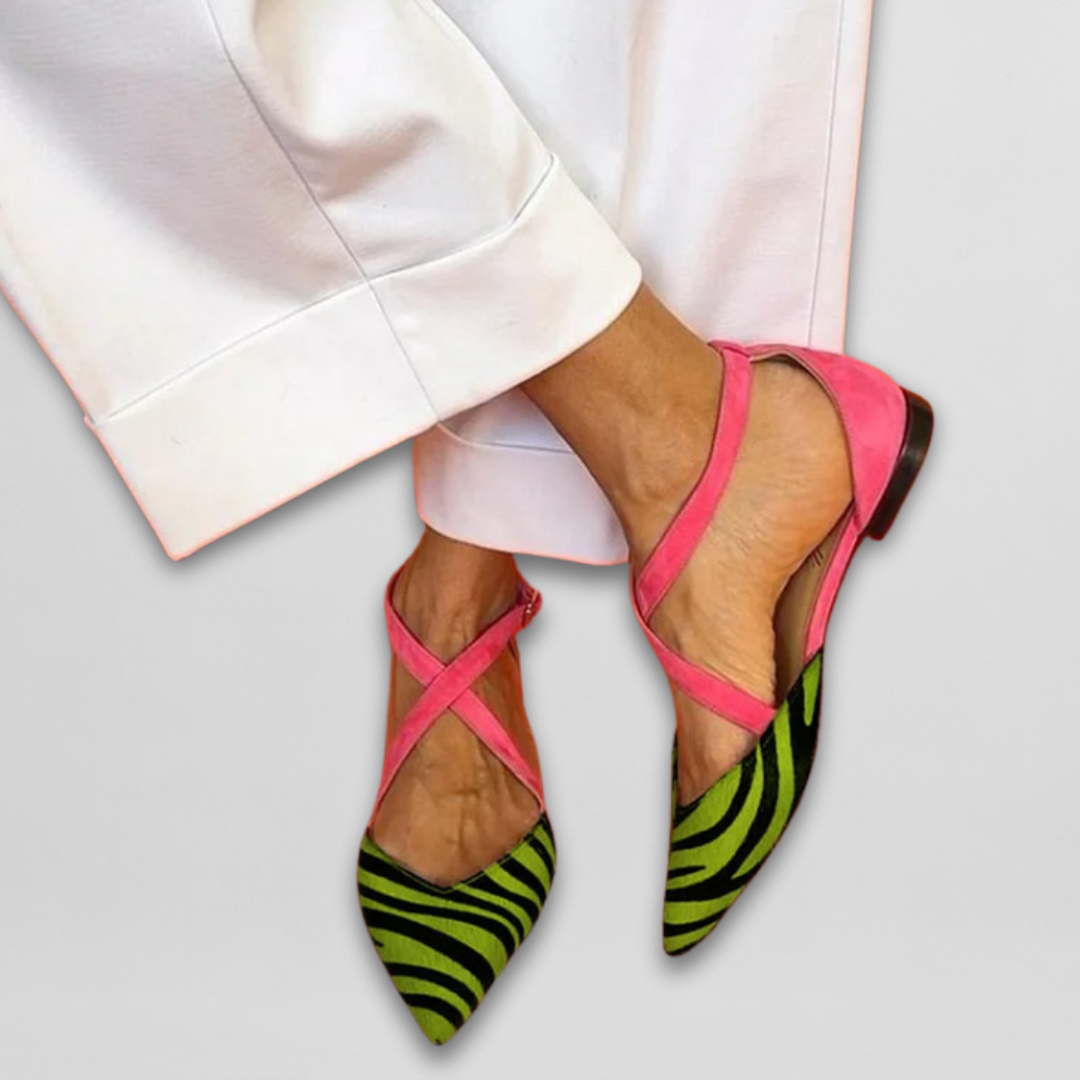 Fern | Strappy Ballerina Flats