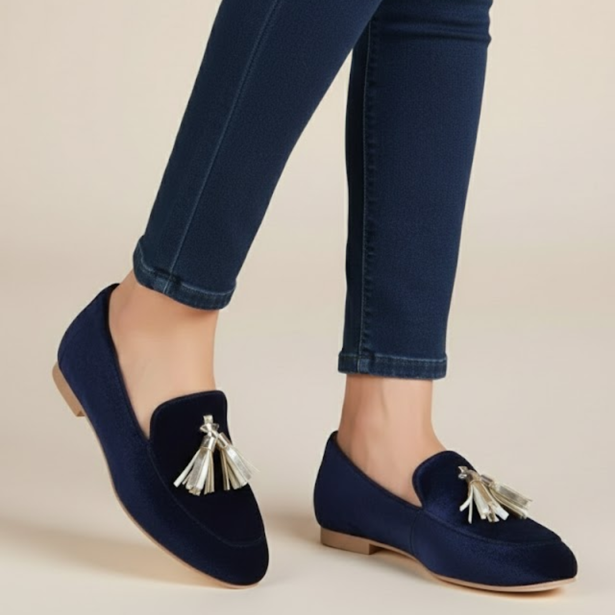 Penelope Blue Loafers