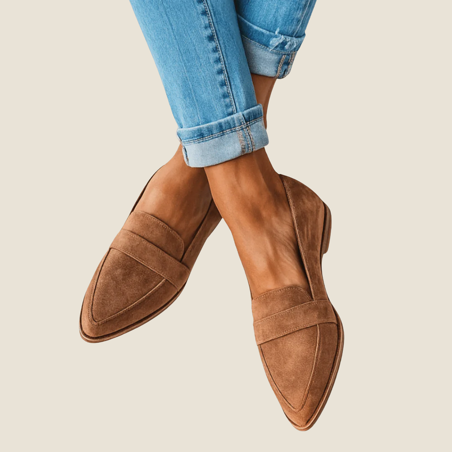 Helen | Orthopaedic loafers in soft suede