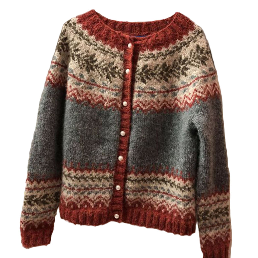 Nordic Pattern Cardigan