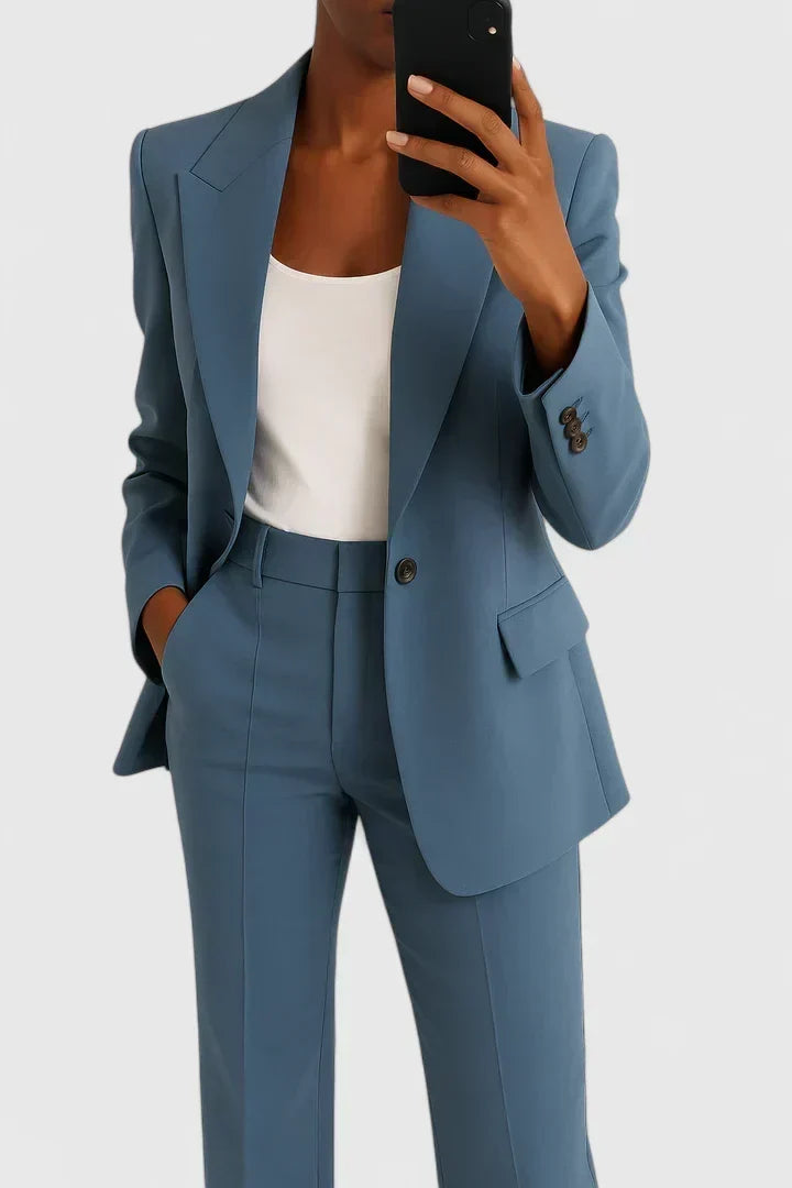 Honora | Wide Leg Blazer Suit Set For Women
