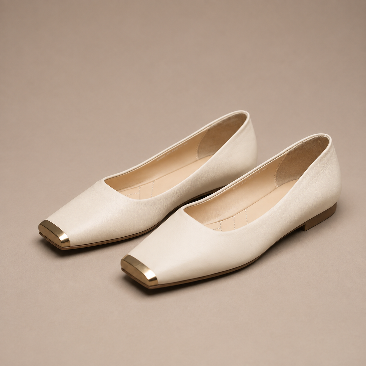 VIVIENNE LEATHER FLATS
