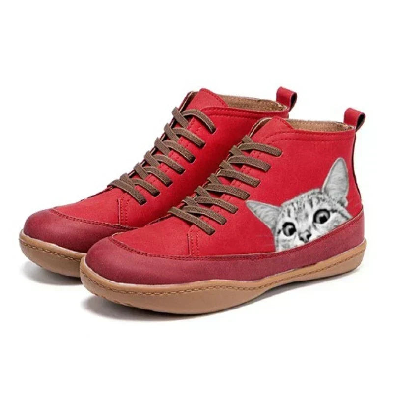 Elena | Leather Boots for Cat Lovers