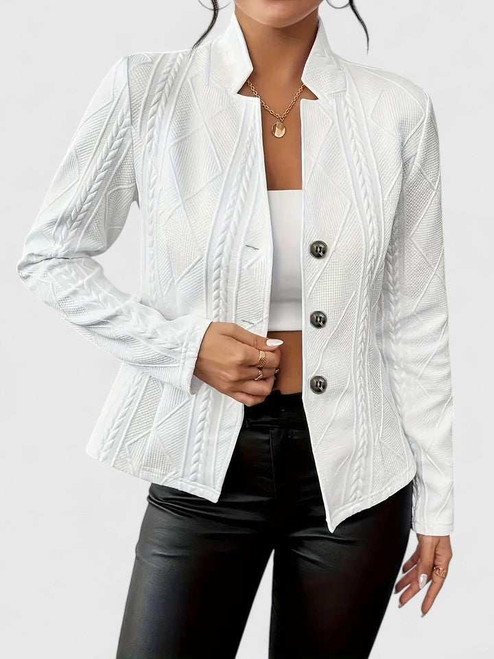 Miriam | Double-Breasted Quilted Blazer For Women