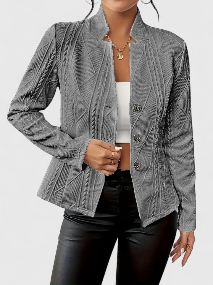Miriam | Double-Breasted Quilted Blazer For Women