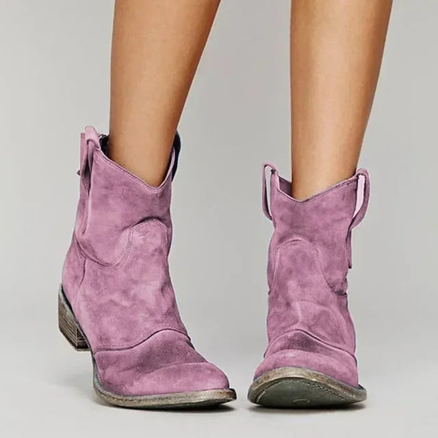 Hanne | Block Heel Cowboy Boots For Women