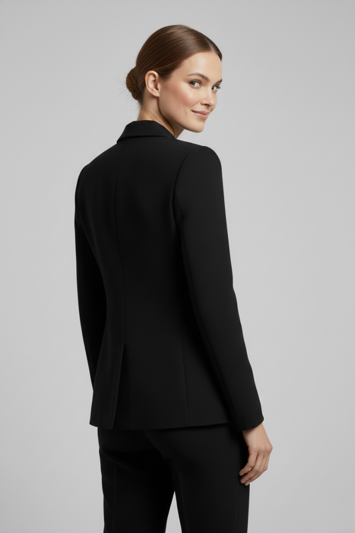 Rebecca | Double-Breasted Blazer With Gold-Tone Buttons For Women