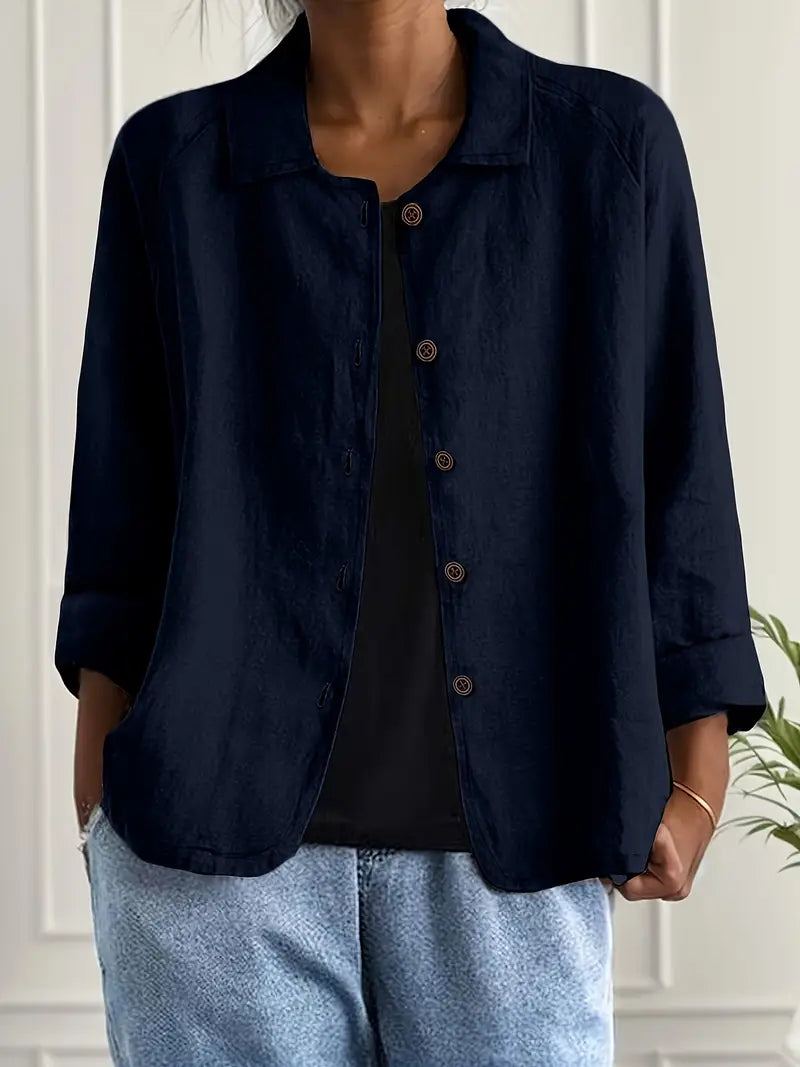 Zoë | Oversized Blazer With Button Front For Women