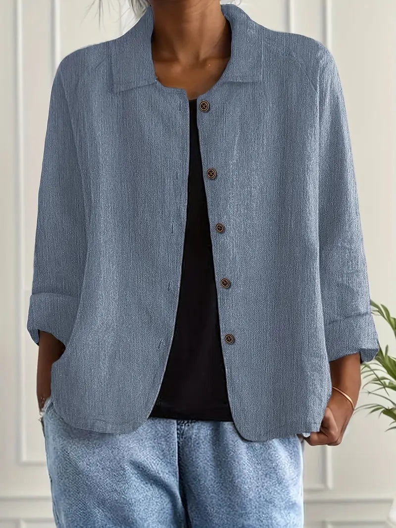 Zoë | Oversized Blazer With Button Front For Women