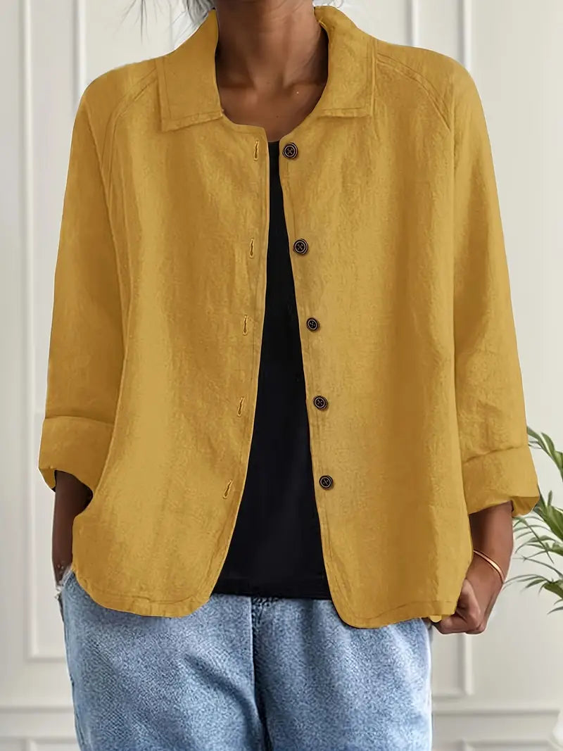 Zoë | Oversized Blazer With Button Front For Women